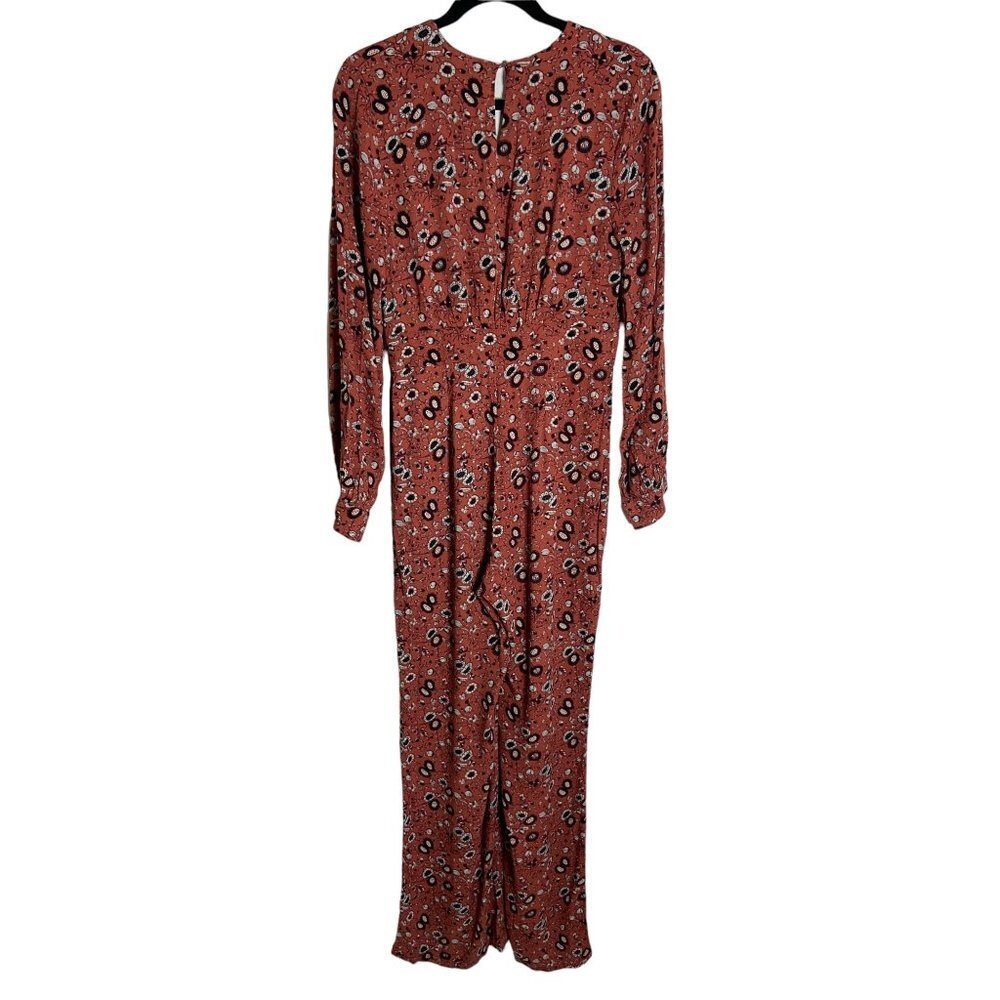Free People Some Like it Hot Jumpsuit Rust Combo-sz approx. 8 - Picture 4 of 13